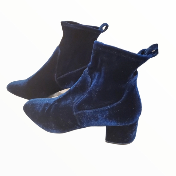 ALDO Blue Velvet Booties - Picture 4 of 4